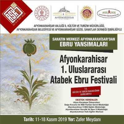 Afyonkarahisar 1. Uluslararası Atabek Ebru Festivali